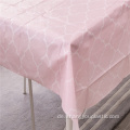 Benutzerdefinierte Färbung PEVA Tischdecken mit Flanellrücken